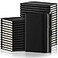 Laumoi 36 Sets Pocket Notebook Journals with Pens A6 Cute Small Journal Notebook Ruled Lined Mini Notepad Hardcover Executive Notebooks Set with Pen Holder for School Office 37 x 57 Inch Black