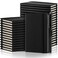 Laumoi 36 Sets Pocket Notebook Journals with Pens A6 Cute Small Journal Notebook Ruled Lined Mini Notepad Hardcover Executive Notebooks Set with Pen Holder for School Office 37 x 57 Inch Black