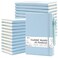 feela 24 Pack Journal Notebook for Work Business Notebook Bulk Hardcover Lined Writing Journal with Pen Holder for Men Women Note Taking with 24 Black Pens 120 GSM 51x83 A5 Light Blue