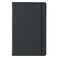Leatherpress Leather Notebook Writing Journal FullGrain Leather Narrow Ruled Paper Notebooks for Work School Midnight Black 84 x 54