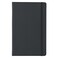 Leatherpress Leather Notebook Writing Journal FullGrain Leather Narrow Ruled Paper Notebooks for Work School Midnight Black 84 x 54