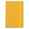 Leatherpress Leather Pocket Notebook Writing Journal FullGrain Leather Narrow Ruled Paper Notebooks for Work School Butter Yellow 57 x 38