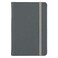 Leatherpress Leather Pocket Notebook Writing Journal FullGrain Leather Narrow Ruled Paper Notebooks for Work School Twilight Gray 57 x 38