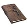 CooLeathor Refillable Leather Journal Writing Notebook Handmade Leather Journal for Men A5 Diary Cover Refillable Sketchbook to Drawing Large 6x8 Dark Brown