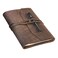 CooLeathor Refillable Leather Journal Writing Notebook Handmade Leather Journal for Men A5 Diary Cover Refillable Sketchbook to Drawing Large 6x8 Dark Brown