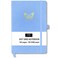 R B RICCO RICCO BELLO Hardcover Dot Grid Journal Blue Butterfly 57x84
