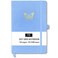 R B RICCO RICCO BELLO Hardcover Dot Grid Journal Blue Butterfly 57x84