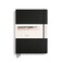LEUCHTTURM1917 Notebook Hardcover Master Classic A4 235 Numbered Pages for Writing and Journaling Black Plain
