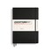LEUCHTTURM1917 Notebook Hardcover Master Classic A4 235 Numbered Pages for Writing and Journaling Black Plain