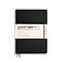 LEUCHTTURM1917 Notebook Hardcover Master Slim A4 123 Numbered Pages for Writing and Journaling Black Dotted