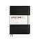 LEUCHTTURM1917 Notebook Hardcover Master Slim A4 123 Numbered Pages for Writing and Journaling Black Plain