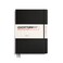 LEUCHTTURM1917 Notebook Hardcover Master Slim A4 123 Numbered Pages for Writing and Journaling Black Plain
