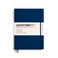 LEUCHTTURM1917 Notebook Hardcover Master Slim A4 123 Numbered Pages for Writing and Journaling Navy Ruled