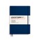 LEUCHTTURM1917 Notebook Hardcover Master Slim A4 123 Numbered Pages for Writing and Journaling Navy Squared