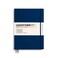 LEUCHTTURM1917 Notebook Hardcover Master Slim A4 123 Numbered Pages for Writing and Journaling Navy Squared