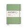 LEUCHTTURM1917 Notebook Hardcover Master Slim A4 123 Numbered Pages for Writing and Journaling Sage Ruled