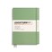 LEUCHTTURM1917 Notebook Hardcover Master Slim A4 123 Numbered Pages for Writing and Journaling Sage Ruled