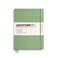 LEUCHTTURM1917 Notebook Hardcover Master Slim A4 123 Numbered Pages for Writing and Journaling Sage Ruled