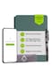 Rocketbook Pro Smart Reusable Notebook Lined Dotted Interchangeable Pages For Work and Business Meetings Executive 7x9 Green