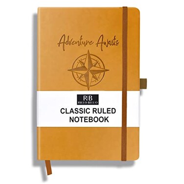 R B RICCO RICCO BELLO Lined Journal Notebook Adventure Travel