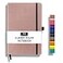 R B RICCO RICCO BELLO Lined Journal Notebook Rose Gold 57 x 84Inches