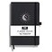 R B RICCO RICCO BELLO Lined Journal Notebook Black Moon Stars