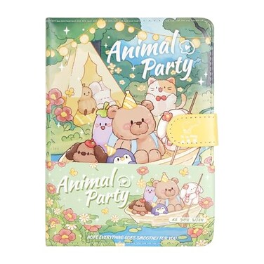 Zeph Hosea Cute Cartoon Notebook Kawaii Journal Notebook Japanese Sketchbook Leather Cover Diary Notepad Travel Notebook