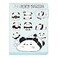 Zeph Hosea Cute Cartoon Notebook Kawaii Journal Notebook Japanese Sketchbook Leather Cover Diary Notepad Travel NotebookBlue