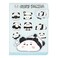 Zeph Hosea Cute Cartoon Notebook Kawaii Journal Notebook Japanese Sketchbook Leather Cover Diary Notepad Travel NotebookBlue