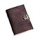 AzureGreen DOUBLE DRAGON Blank Page BOOK Handcrafted Leather Writing Unlined 5 x 7 JOURNAL Brown With Claps