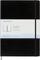 Moleskine Art Sketchbook Hard Cover A4 825 x 1175 PlainBlank Black 96 Pages
