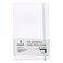 Stonit 5x8 Hard Cover Dot Grid Notebook with Inner Pocket and Elastic Closure White