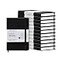 Coopay 12 Pack Pocket Notebook Journals Bulk 35 x 55 160 Lined Pages A6 Mini Notepad Hardcover leather Journal with 100GSM Thick Paper Small Notebooks for Writing Work Men Women Black