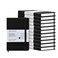Coopay 12 Pack Pocket Notebook Journals Bulk 35 x 55 160 Lined Pages A6 Mini Notepad Hardcover leather Journal with 100GSM Thick Paper Small Notebooks for Writing Work Men Women Black