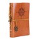 EvZ 7Inch Refillable A6 Binder Notebook Premium Vegan Leather Personal Planner EcoFriendly Journal with 6Ring LooseLeaf System for Writing Business and Creative Sketches Brown