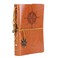 EvZ 7Inch Refillable A6 Binder Notebook Premium Vegan Leather Personal Planner EcoFriendly Journal with 6Ring LooseLeaf System for Writing Business and Creative Sketches Brown