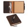 TheAntiq Brown XL Leather Journal Cover 75 x 95 Refillable Genuine Leather Notebook Cover for Composition Notebook Planner Diary Handmade Protective Travel Writing Case