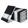 POPRUN Lined Journal Notebook 8 Pack A5 College Ruled Hardcover Notepad 55 x 83 240 Pages A5 Medium PU Leather Notebooks with Inner Pocket for Work School Supply Note Taking Business Black