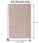 Mousbull Lined Refill Paper for Hardcover Leather Notebook A5 Refill Page for Refillable Notebook with Pocket 240 Pages Notebook Paper with Ribbon Bookmark