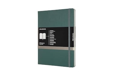Moleskine PRO Notebook Hard Cover XL 75 x 95 Professional Project Planning Forest Green 192 Pages