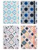 ALIMITOPIA 4 Pack Hardcover Notebook JournalRuled Hardback Book Notepad Diary Memo Steno PlannerA5 Size83x5796 SheetsRuled Pages Retro pattern
