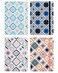 ALIMITOPIA 4 Pack Hardcover Notebook JournalRuled Hardback Book Notepad Diary Memo Steno PlannerA5 Size83x5796 SheetsRuled Pages Retro pattern