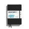 LEUCHTTURM1917 120G Special Edition Medium A5 Dotted Hardcover Notebook Black 203 Numbered Pages with 120gsm Paper