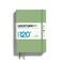 LEUCHTTURM1917 120G Special Edition Medium A5 Plain Hardcover Notebook Sage 203 Numbered Pages with 120gsm Paper
