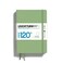 LEUCHTTURM1917 120G Special Edition Medium A5 Plain Hardcover Notebook Sage 203 Numbered Pages with 120gsm Paper