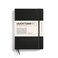 LEUCHTTURM1917 Notebook Hardcover Medium A5251 Numbered Pages for Writing and Journaling Black Squared