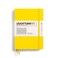 LEUCHTTURM1917 Notebook Hardcover Medium A5251 Numbered Pages for Writing and Journaling Lemon Squared