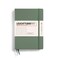 LEUCHTTURM1917 Notebook Hardcover Medium A5251 Numbered Pages for Writing and Journaling Olive Dotted