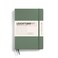 LEUCHTTURM1917 Notebook Hardcover Medium A5251 Numbered Pages for Writing and Journaling Olive Dotted