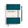 LEUCHTTURM1917 Notebook Hardcover Medium A5251 Numbered Pages for Writing and Journaling Pacific Green Plain